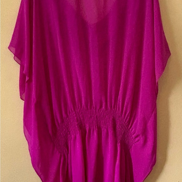 Victoria's Secret| Exquisite Pink Swim Coverup Rhinestones Sheer Fabric Sz XS/S - Picture 5 of 7